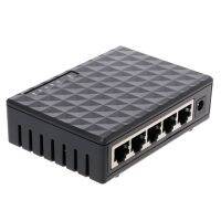๑❀✱ USB Switcher USA New RJ45 MINI 5-Ports Fast Ethernet Network Black Switch Hub For Desktop PC Tablet pc Phone USB Hubs-L909