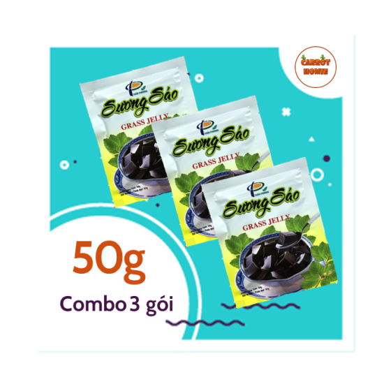 03 gói bột sương sáo đen 50g - ảnh sản phẩm 1