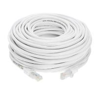 สายสายแพทช์ Cat 6 CAT6 500Mhz เครือข่ายอินเทอร์เน็ตอีเธอร์เน็ต LAN RJ45 UTP สีขาว