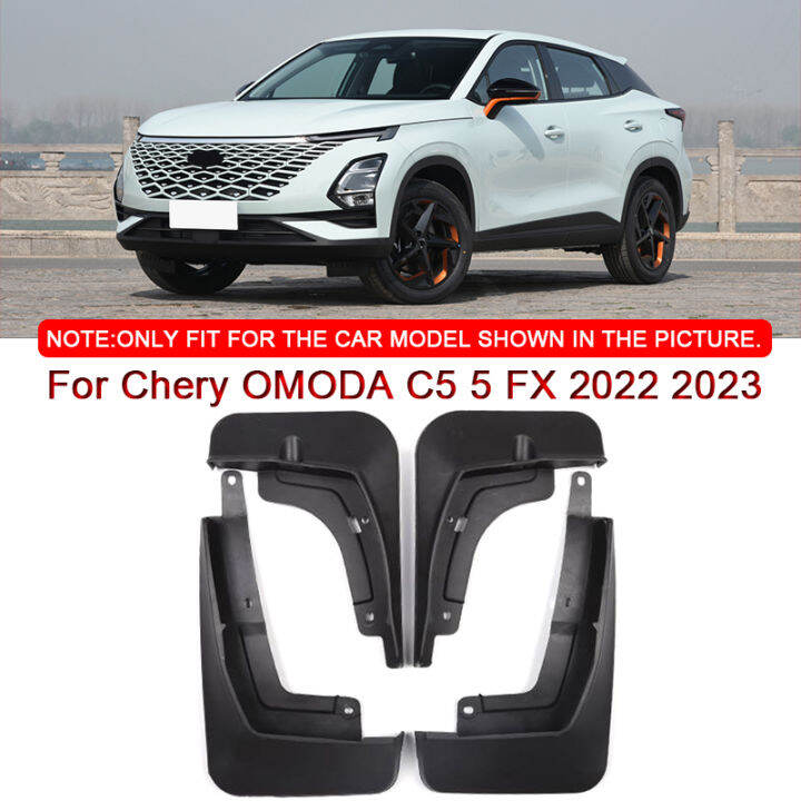 รถจัดแต่งทรงผมสำหรับเฌอรี่-omoda-c5-5-fx-2022-2023รถโคลนอวัยวะเพศหญิงสาดยามบังโคลนบังโคลนหน้าบังโคลนหลังอุปกรณ์รถยนต์