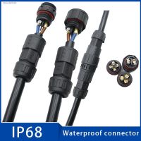 ■▨∏ M19 Waterproof Cable Connector 2 3 4 5Pin 7-10.5mm IP68 Welding Free Industrial Electrical Wire Connectors Outdoor Junction Box