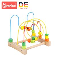 [COD] ONSHINE Childrens Bead Maze Infants Threading Blocks Hand-eye Coordination Early Education Wood