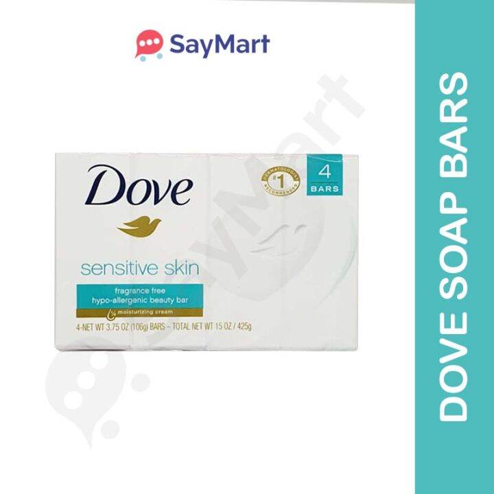 DOVE SOAP BAR 4PCS SENSITIVE SKIN Lazada PH