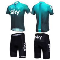 SKY Cycling Clothing Suit Short Sleeve Cycling Jersey and Shorts Set For Men จักรยานเสื้อผ้า