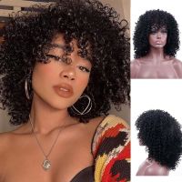 MUMUPI Afro Kinky Curly Wig Synthetic Wigs for Women Black Natural Afro High Temperature Hair 2color Available [ Hot sell ] TOY CENTER