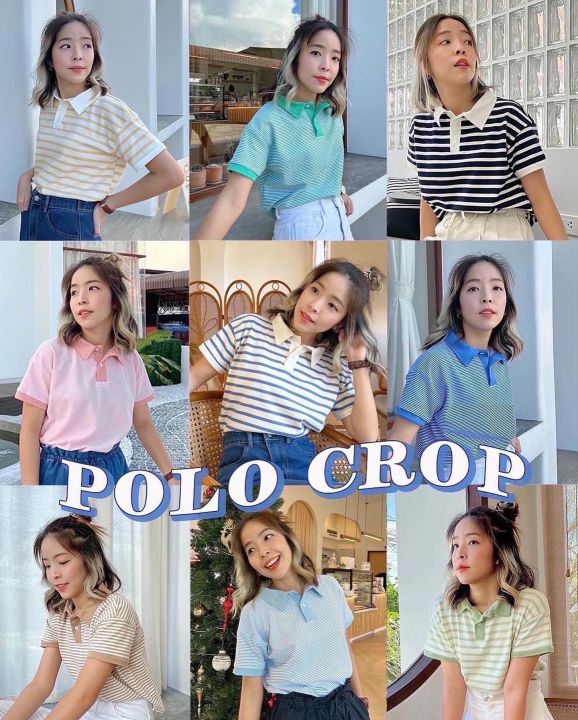 mala-original-polo-crop-stripe