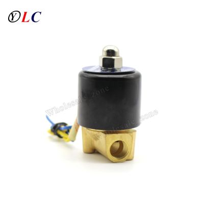 New AC 110V Electric Solenoid Valve 1/4 quot; for Air Water Gas Diesel