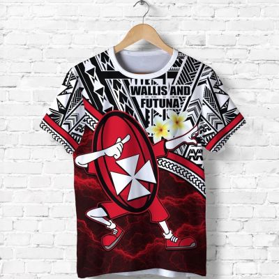 Casual Polynesian T-shirts  2023 Shirt Clothing  Style  Cut Mens Fun for and Rugby [hot]3D Womens Summer Street Printed New
