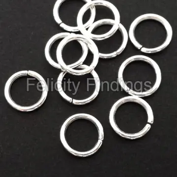 50-100pcs 8-20mm Round Jump Rings Twisted Open Split Rings Jump