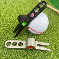 Golf Divot Pitch Repairer Tool Golf Fork Prongs For Putting Green Pitch Lawn Maintenance/Groove Clean/Mark Ball Training Aids