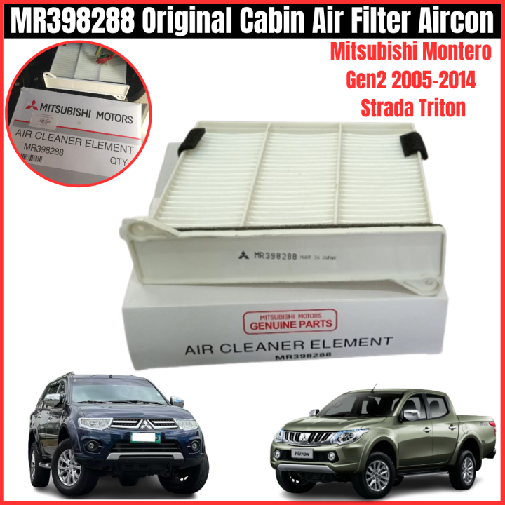 MR398288 Original Cabin Air Filter Aircon Mitsubishi Montero Gen2 2005 ...