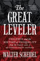 หนังสืออังกฤษ The Great Leveler : Violence and the History of Inequality from the Stone Age to the Twenty-First Century (The Princeton Economic History of the Western World) [Paperback]