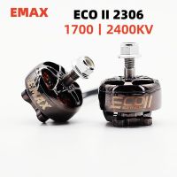 EMAX ECO II มอเตอร์ไร้แปรงถ่าน2306 4-6S 1700KV / 2400KV 3-4S 2400KV สำหรับโดรนบังคับวิทยุสำหรับแข่งขัน FPV RC