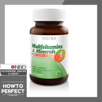 ((30 เม็ด)) VISTRA Multivitamins &amp; Minerals + AMINO ACID เกลือแร่