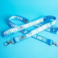 VOLT [สินค้าพร้อมส่ง] LANYARD 001 PATTAYA UNITED BLUE สายคล้องคอ พัทยา ยูไนเต็ด สีฟ้า LY-0008