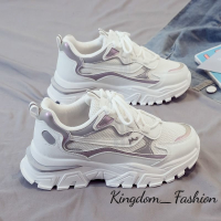 Kingdom_Fashion ยอดนิยม รองเท้าผู้หญิง รองเท้าผ้าใบ รองเท้าสุขภาพ รองเท้าแฟชั่น B96F02M 37Z230912