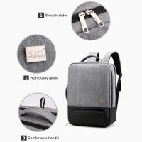 NANCY TINO 14in Laptop Backpacks Anti Theft Male Office Women Travel Bag Mens School Pack with Shoes Compartment