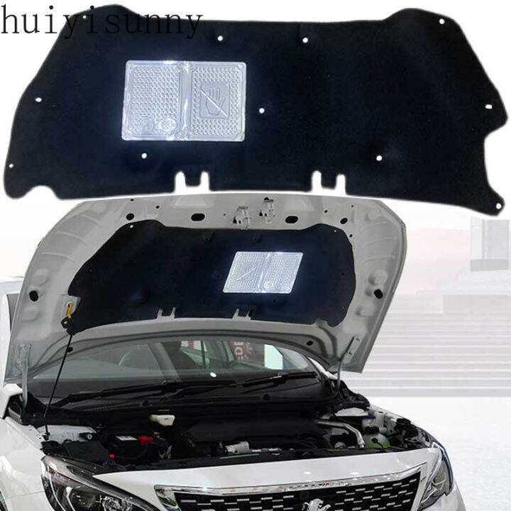 huiyisunny Car hood insulation cover for Peugeot 308 408 front engine