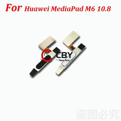 สําหรับ Huawei MediaPad M6 10.8 ลายนิ้วมือเซนเซอร์ Flex Cable Assembly ปุ่มโฮมส่งคืนชิ้นส่วนอะไหล่ Flex