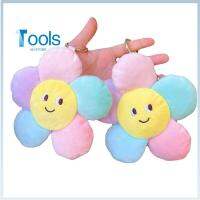 TOOLS 421STORE ตุ๊กตาผ้าพลัฌ ของขวัญสำหรับเด็ก งานทำมือ อุปกรณ์เสริมกระเป๋าเป้สะพายหลัง เครื่องประดับที่สำคัญ พวงกุญแจดอกทานตะวัน จี้ห้อยกระเป๋า ดอกไม้ดวงอาทิตย์แขวน ตุ๊กตาดาวของเล่น