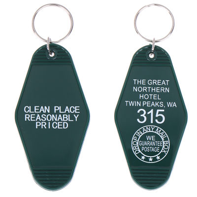 [Carmelun] ยอดเขาแฝดพวงกุญแจห้องพักโรงแรมทางเหนือ #315พวงกุญแจแท็กกุญแจ