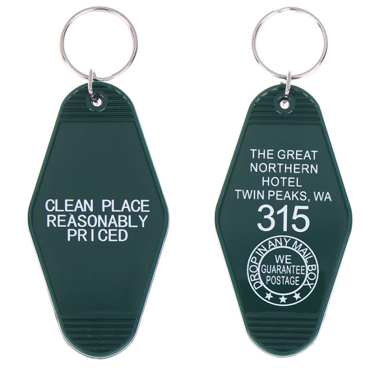 carmelun-ยอดเขาแฝดพวงกุญแจห้องพักโรงแรมทางเหนือ-315พวงกุญแจแท็กกุญแจ