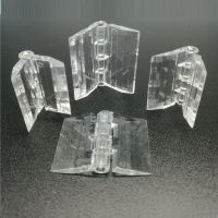 10Pcs 25X33 30X33 38X45 Plastic Folding Hinges Transparent Plexiglass Hinge Durable Clear Acrylic