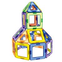 30pcs Magnetic Blocks Building Construction Toy Kid Building Stacking Triangle Square Pentagon Magnetic Block 3D Educational Toy