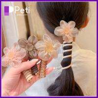 PETI JEWELLERY ความยืดหยุ่นสูง ห่วงรัดผมสายโทรศัพท์ อุปกรณ์เสริมผม หางม้าหางม้า เชือกรัดผม แฟชั่นสำหรับผู้หญิง สร้างสรรค์และสร้างสรรค์ หัวเชือก หญิงหญิงหญิง