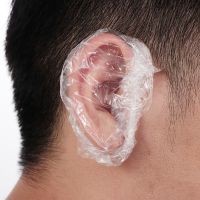 50/100Pcs Waterproof Disposable Ear Cover Bath Shower Salon Ear Protector Cover Caps One-off Earmuffs Hair Dyeing Tool 2022 new