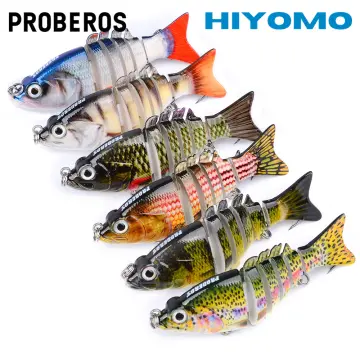 PROBEROS 1pc Minnow Fishing Lure Wobbler Artificial bait With Treble Hooks Fishing  Tackle
