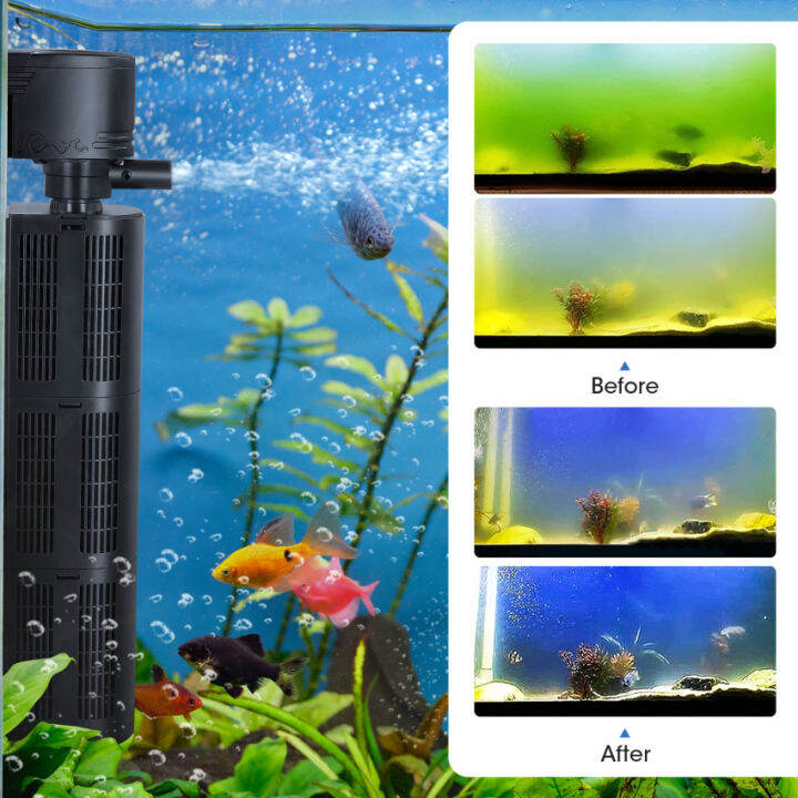 Internal Fish Tank Filter For Tank Bio Sponge Aquarium Filter Powerful