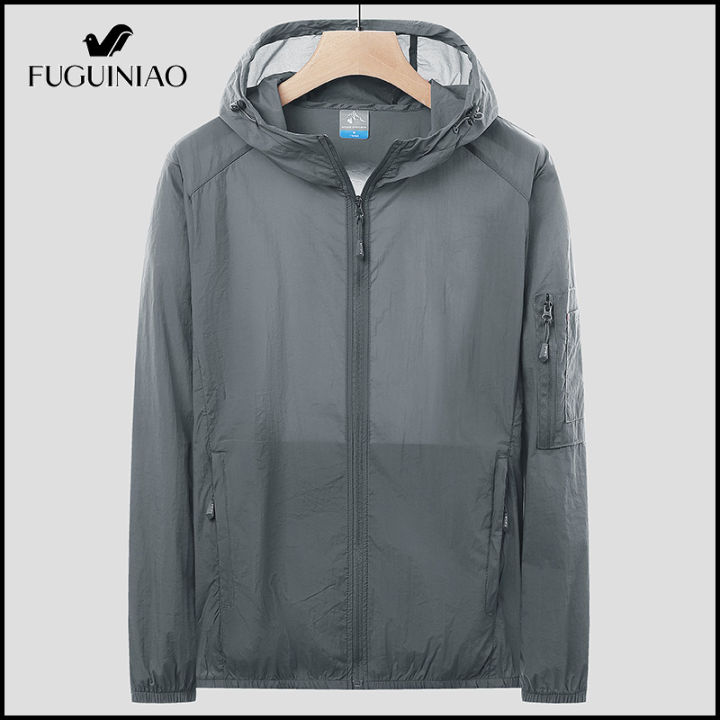 fuguiniao-เสื้อแจ็คเก็ตกันยูวีสำหรับผู้ชาย-เสื้อแจ็คเก็ตตกปลาชุดกันแดดชุดกันแดดกลางแจ้งไซส์ใหญ่พิเศษ-upf50-m-5xl