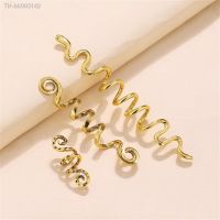 ❣ LUOLER Punk Spiral Hairpin for Women Girls Hair Clips Accessories Charm Beads Vintage Retro Ethnic Hair Braids Jewelry Gifts
