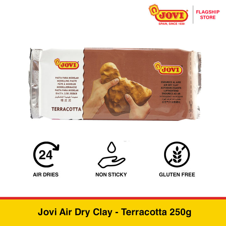Jovi Clay Air Hardening Terracotta Brown 1kg