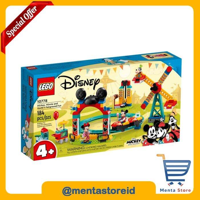 Bisa COD LEGO Disney 10778 Mickey Minnie And Goofy Fairground Fun ...