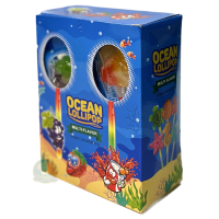 เยลลี่ Ocean Lolipop หลากหลายชาติ  บรรจุ 12 ชิ้น