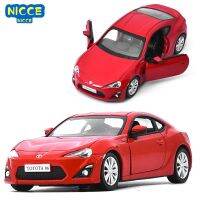 Nicce 1:36โตโยต้า GT86โลหะรถสปอร์ตของเล่นโมเดลรถดึงกลับแบบคงที่เก็บยานพาหนะของเล่นสำหรับเด็กผู้ชาย F45