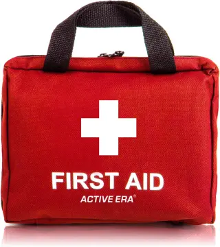  Compact First Aid Kit (228pcs) Designed for Family Emergency  Care. Waterproof EVA Case and Bag is Ideal for The Car, Home, Boat, School,  Camping, Hiking, Office, Sports. Protect Your Loved Ones.