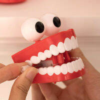 Xiale ความแปลกใหม่ dentures Clockwork สนุกของเล่นฟันนาฬิกาตีบนของเล่นโซ่