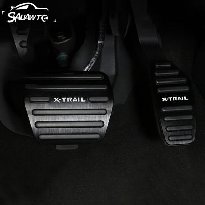 2021Car Pedals Foot Pads Fuel Accelerator Brake Pedal Covers For Nissan X-Trail X Trail T32 T33 2014-2019 2020 2021 2022 Accessories