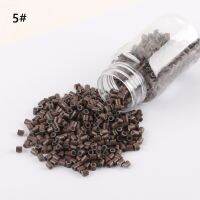 1000Pcs 4.0Mm Copper Micro Rings For Feather Extension Micro Silicone RingLinksBeads For I-Tip Hair Extensions