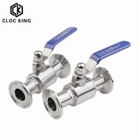 3/4" 1" 1-1/2" 2" 304 Stainless Steel Sanitary Ball Valve Tri Clamp 50.5mm/64mm Ferrule Type For Homebrew Diary Product