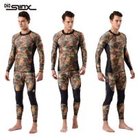 [COD] Cross-border monopoly suit camouflage snorkeling slinx Lycra jellyfish watersuit men and women