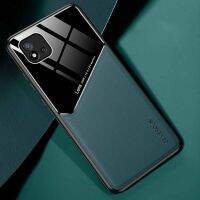 สำหรับเคสโทรศัพท์ Realme C31หนังหรูหราสีอะคริลิคตัดกันเพื่อซ่อนกล้อง Alas Magnetik ป้องกันการกระแทกฝาหลัง