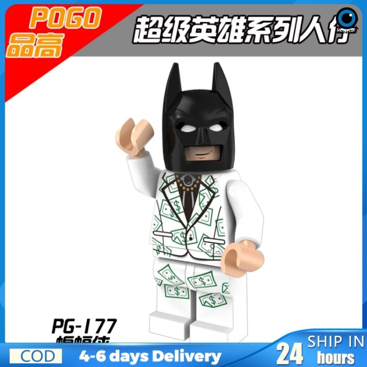 batman-riddler-หุ่นจิ๋วโรบินซูเปอร์ฮีโร่บล็อกตัวต่อ-kids-toys-pg8046