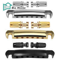 BigHouse 1เซ็ตกีตาร์ไฟฟ้าหยุดบาร์ Tailpiece อ่อนนุชปรับคอลัมน์ชิ้นส่วนเข้ากันได้สำหรับ Les Paul Sg กีตาร์ไฟฟ้า