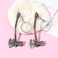 Marvel Avengers Thor Weapons Keychain Infinity War Stormbreaker Pendant Keychains Superhero Metal Keyhodler for Men Jewelry Key Chains