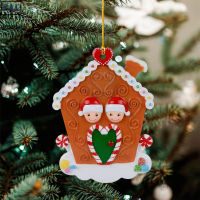 FAL Cute Wooden Mini Christmas House Ornaments Pendant Kids Gift Toys For Christmas Party Kindergarten Decoration