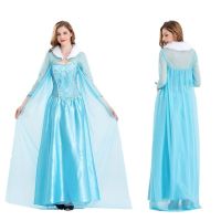 Frozen Costume Princess Elsa Dress Snowyprincess Costume Fantasy Wonderland Cinderella Halloween Costumes For Women